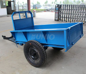 Ventes professionnelles 1t Mini remorque tracteur à pied motoculteur Durable Mini remorque agricole petite remorque - Product Image 6
