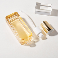 Bouteilles en verre cylindriques minimalistes de luxe, best-sellers, pour parfum et nettoyant visage, emballage de produits de beauté et de soins de la peau