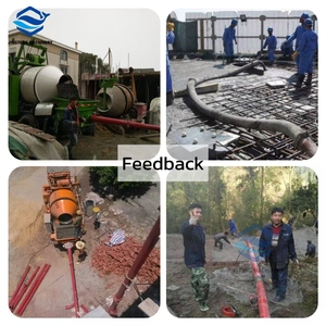 Mezcladora y <span class=keywords><strong>Bomba</strong></span> de Concreto Integrada de Alta Eficiencia, <span class=keywords><strong>Bomba</strong></span> Mezcladora de Concreto de 200m para Construcción de Viviendas Rurales - Product Image 4
