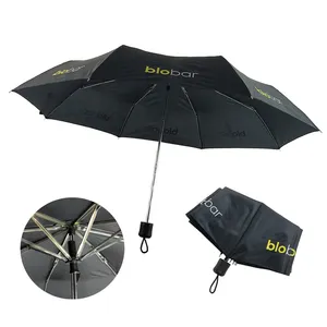 Wholesale price cheap 21 inch manual open one dollar 3 fold super mini umbrella