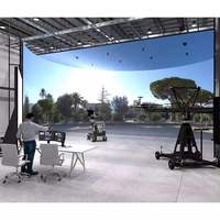 Pantalla LED de producción virtual P1.9 P2.6 XR con 7680Hz, video wall de fondo de estudio inmersivo 3D, adecuado para efectos especiales