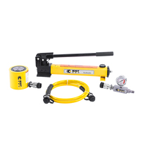 Cric hydraulique portable KET-RCS-502A en acier allié à simple effet de 50 tonnes
