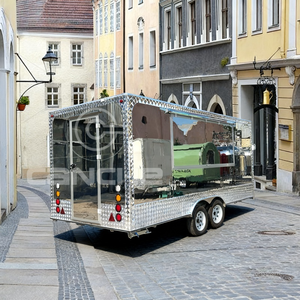 American Popular Street Outdoor Personalizado Tornado Potato Transporte Camiones de comida rápida Carro de remolque móvil - Product Image 1