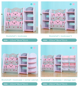 Thiết Kế Mới Đồ Nội Thất Màu Hồng Thiết Kế Mới Nhất Trẻ Em Trẻ Em Kệ Sách Di Động - Product Image 6