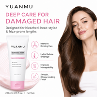 Masque capillaire réparateur intensif à la rosemaine et au PDRN pour cheveux abîmés, soyeux, forts et brillants