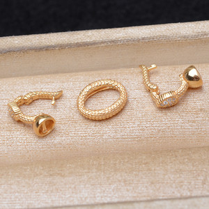 อุปกรณ์ DIY ตัวล็อคเงินแท้ S925 รูปทรงวงรี สำหรับเครื่องประดับมุก ตัวล็อคเชื่อมต่อสร้อยคอขนาด 3 มม. รุ่น A6116 ตัวล็อคหมวก อุปกรณ์ทำเครื่องประดับ - Product Image 3