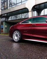 Jantes en alliage forgé sur mesure, jantes en alliage d'aluminium polies pour Mercedes Benz Maybath Style S450 S680 S580 GLS 480 Voiture de tourisme