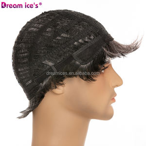 Venta al por mayor de <span class=keywords><strong>pelucas</strong></span> marrones cortas <span class=keywords><strong>para</strong></span> <span class=keywords><strong>hombres</strong></span> <span class=keywords><strong>jóvenes</strong></span>, pelo sintético, tupé de corte pixie natural liso, pelo liso, <span class=keywords><strong>pelucas</strong></span> resistentes al calor <span class=keywords><strong>para</strong></span> <span class=keywords><strong>hombres</strong></span> - Product Image 6