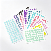 Patchs anti-acné hydrocolloïdes personnalisés en forme de cœur pour le soin des imperfections cutanées