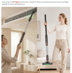 <span class=keywords><strong>Aspirateur</strong></span> <span class=keywords><strong>balai</strong></span> léger sans fil pour l'entretien des sols domestiques, brosse de rechange pour <span class=keywords><strong>aspirateur</strong></span> à main sans fil - Product Image 1