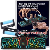 Tabla de Flexiones Plegable Multifuncional ZJFIT de Polipropileno para Ejercicios de Pecho en Casa con Banda de Resistencia