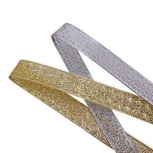 Embossed Lace Strips Gold Silver European Style <b>Frame</b> Mouldings Decorative Trim for Photo <b>Frames</b> - Product Image 5