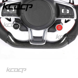 Ajuste para Volkswagen Golf6 MK6 MK5 <span class=keywords><strong>Polo</strong></span> CC GOLF 7 R GTE GTD <span class=keywords><strong>GLI</strong></span> actualización nueva MK7 GTI GTS R-Line dirección completa de fibra de carbono - Product Image 5