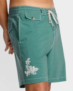 Stylish Men's Spandex/Polyester Mid Waist Quick Dry Waterproof <b>Board</b> Shorts <b>Swim</b> Trunks Custom Logo Embroidered Print Pocket - Product Image 3