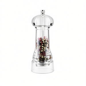 Molino de especias Metaltex, paquete de 6, de vidrio transparente ajustable para uso en la cocina - Product Image 2