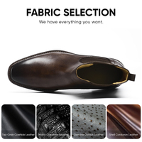 Bottes Chelsea en cuir pour hommes, rehaussantes invisibles, augmentant la taille de 7 cm, vente en gros d'usine, haute qualité, tendance