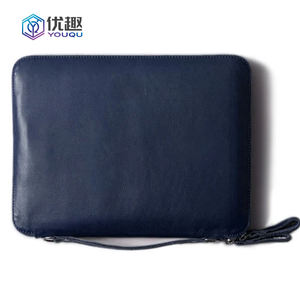 Custom Lederen Kindle Tas Met Pen Hoofdtelefoon Oplaadkabel Houder Paspoorthouder Organisator Notebook - Product Image 6