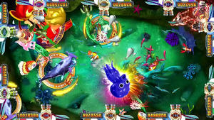 QIQU Jeu de tir de poissons à monnayeur, favori des clients, Paradise des fruits de mer 4 Iron English, pour plusieurs joueurs - Product Image 2