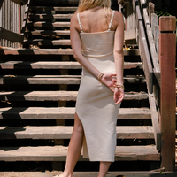 Robe moulante sexy évidée pour femme OEM, sans manches, printemps-été, pour soirée, club, rendez-vous, vacances