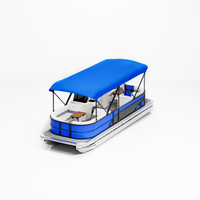 Bateau ponton LeisureToon 8M 26FT aluminium 150HP moteur hors-bord croisière pêche Sport haute vitesse personnalisable