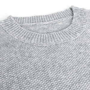 Pull à manches longues et col rond pour femme, tricot gris uni, Smlxl, vêtements décontractés pour printemps, automne et hiver - Product Image 3