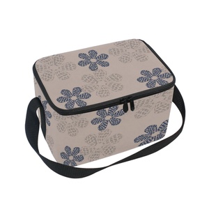 Sac isotherme carré en polyester à motif coquille de conque hawaïenne, sac à déjeuner isotherme personnalisé, sac isotherme pour boîte à lunch - Product Image 3