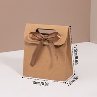 Sac en papier pour bouquet personnalisé avec logo, écologique, durable, avec nœuds pour emballage cadeau