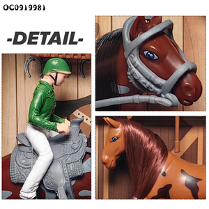 Gioco finto di simulazione di plastica <span class=keywords><strong>fattoria</strong></span> animale cavallo stabile giocattolo set <span class=keywords><strong>per</strong></span> <span class=keywords><strong>bambini</strong></span> - Product Image 3