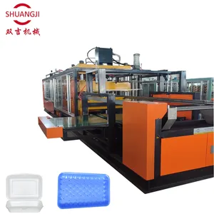 automatic PS foam absorbent meat chicken tray production line to making disposable food boxes plates