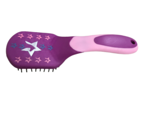 مشط تنظيف وتمشيط للخيول بمقبض طويل مصنوع من البولي بروبيلين والمطاط الحراري مع إمكانية تخصيص اللون والشعار - Product Image 3