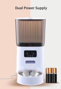 Hond Kat Smart Waterdichte Huisdier Feeder Met Ips Display Wifi Mobiele Telefoon App Afstandsbediening Microchip Automatische Feeder 6l - Product Image 5