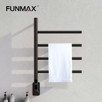 Vente du fabricant Chauffe-serviettes en acier de luxe Chauffage électrique moderne Radiateur mural pour serviettes Rail chauffant Support de salle de bain pour hôtel