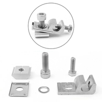 Support de montage de panneau solaire pinces de fixation attaches au sol Support photovoltaïque pour accessoires d'installation de système solaire