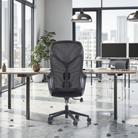 Mobilier de bureau chaise de bureau dossier haut chaise de bureau pivotante moderne gestionnaire maille inclinable chaise d'ordinateur ergonomique réglable