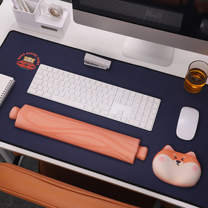 Thiết Kế Mới Con Chó Đầu Loạt Bàn Mat Với Tay Hỗ Trợ Cánh Tay Phần Còn lại Và Cổ Tay Phần Còn lại Thăng Hoa Chuột Và Bàn Phím Đứng Trong Kho - Product Image 4