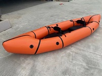 Kayak gonflable ultraléger en PVC/TPU pour bateau de rivière à double eau calme