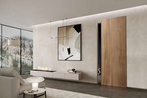 Ferramenta Moderna Silenziosa per Porte Scorrevoli a Scomparsa - Metallo Durevole con Caratteristiche Antiruggine per Porte in Legno - Product Image 2