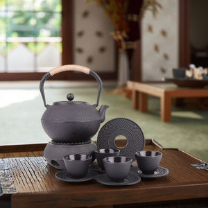 غلاية حديدية يابانية طراز قديم يدوية الصنع غير مغلفة بالصب لأداة منزلية لغلي الماء وتخمير الشاي - Product Image 2