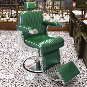 Professional Classic Salon <b>Furniture</b> Barber Chair Styling Shaving Chair Vintage Gold Hair Salon <b>Furniture</b> Barber Chair for Men - Product Image 4