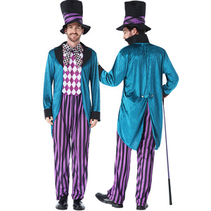 <span class=keywords><strong>Disfraz</strong></span> de Cosplay de <span class=keywords><strong>Sombrerero</strong></span> Loco con Reloj de Espectáculo de Magia de Halloween para Mujeres Adultas 2017 - Product Image 4