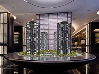 Maquette architecturale professionnelle à l'échelle, modèle de bâtiment personnalisé avec éclairage LED, maquette d'urbanisme, création de maquettes 3D pour l'immobilier