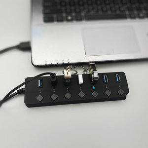 Nuevo Diseño 2023, Hub de Escritorio USB 3.0 de 7 Puertos con Intercambio en Caliente y Transferencia Rápida de Datos, en Existencia - Product Image 3