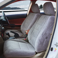 Housses de siège auto en tissu respirant toutes saisons, ensemble complet 5 pièces, coussin de siège auto sur mesure pour SUV et camion