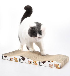 Alas Cakar Kucing, Karton dengan Catnip Berputar Ulang Bantalan Gores Pengganti Dapat Dibalik, Bantalan Sofa Santai - Product Image 1