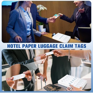 ป้ายติดกระเป๋าเดินทางของโรงแรมพร้อมเทปถ่าย<span class=keywords><strong>โอน</strong></span>ข้อมูลบนกระดาษด้านหลัง ป้าย<span class=keywords><strong>ตรวจ</strong></span>สอบสัมภาระพร้อมหมายเลข - Product Image 6