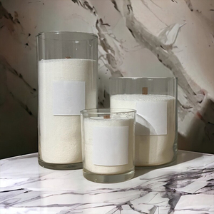 Emballage personnalisé, décoration de mariage, bougies en cire de sable sans fumée, perles de cire - Product Image 6