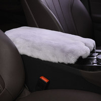 Tapis de voiture antidérapant personnalisé en vraie fourrure de lapin Rex, fait main, lavable, décoratif, petit tapis universel doux et moelleux