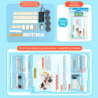 Kit de Modélisme DIY en Bois pour Avion à Traction Manuelle STEM, Jouet Éducatif Scientifique pour Enfants, avec Piles Alcalines AA, DS F-11A