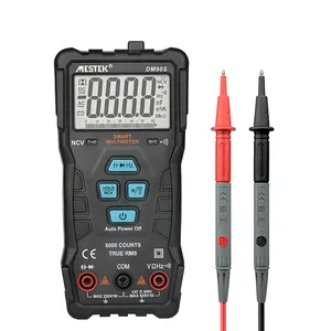 Fabriek Prijs Mestek Smart Multimeter 6000 Telt DM90S 600 V/10A Spanning Weerstand Tester