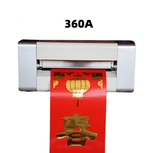 Máquina de estampación en caliente 360A, cinta de papel de PVC, impresora de lámina dorada, máquina de estampación en caliente